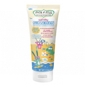 Jack N Jill BIO Sunscreen SPF30 natural sunscreen with soothing chamomile and marigold extract for children 100 g