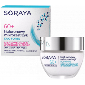 Soraya Hyaluronic Micro-Injection Duo Forte 60+ anti-wrinkle cream filling deep wrinkles per day / night 50 ml