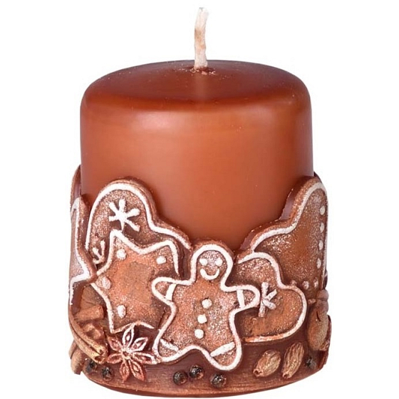 Emocio Gingerbread Gingerbread scented candle cylinder 50 x 60 mm