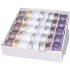 Ditipo Fabric ribbon with wire silver shiny 3 mx 25 mm