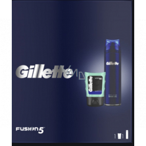 Gillette Fusion5 shaving gel 200 ml + aftershave 75 ml, cosmetic set, for men