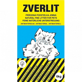 Zverlit Litter ecological blue for cats and rodents with a delicate clump of 6 kg