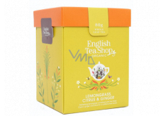 English Tea Shop Organic Lemongrass, Ginger and Citrus loose tea 80 g + wooden measuring cup with clip