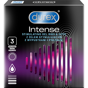 Durex Intense Orgasmic condoms, 3 pcs