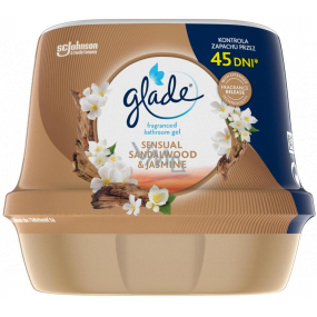 Glade Sensual Sandalwood & Jasmine fragrant gel for the bathroom 180 g