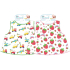 First Steps Washable bib Cars, strawberries 33 x 39 cm