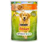 Purina Friskies Vitafit chicken with carrot juice complete food for dogs capsule 100 g