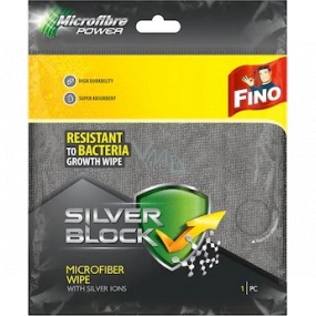 Fino Silver Block microfiber cloth 32 x 32 cm 1 piece