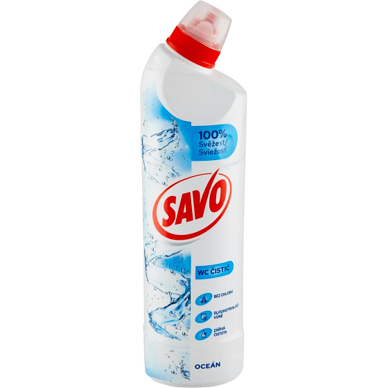 Savo toilet cleaner Ocean liquid toilet cleaner and disinfectant 750 ml