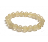 Quartz with Rutile bracelet elastic natural stone, bead 8 mm / 16-17 cm, the most perfect healer