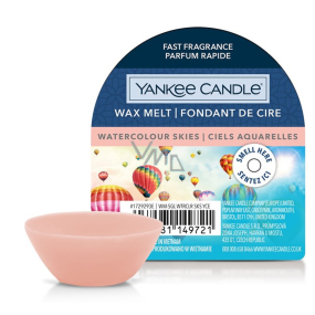 Yankee Candle Watercolour Skies - Watercolour sky scented wax for aromatherapy 22 g