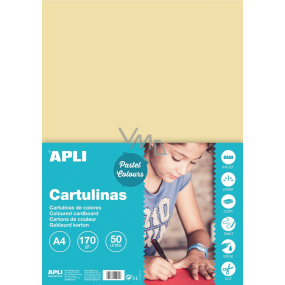 Apli Colored papers A4 Cream 170 g 50 sheets