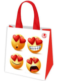 Laminated shopping bag 33 x 35 x 22 cm Smileys