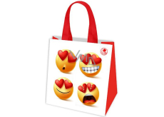 Laminated shopping bag 33 x 35 x 22 cm Smileys