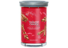 Yankee Candle Sparkling Cinnamon - Sparkling Cinnamon candle Signature Tumbler large glass 2 wicks 567 g