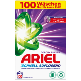 Ariel Color+ Pulver box washing powder for coloured clothes 100 doses 5,5 kg