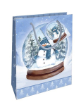 Nekupto Christmas Bag WBS 2415 Blue CZ/xSK/HU
