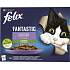 Felix Fantastic pouches for cats with vegetables selection, 12 × 85 g