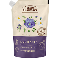 Green Pharmacy Chamomile and Flax Liquid Soap Refill 460 ml
