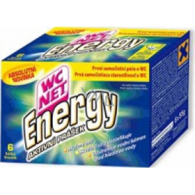 Wc Net Energy cleaning powder for toilet tank 6 x 55 g