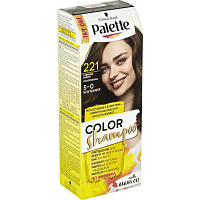 Schwarzkopf Palette Color Shampoo hair dye 221 medium brown, 50 ml