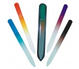 Abella Glass Nail File Double-Sided LUX 14 cm Various Colors 1 piece