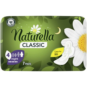 Naturella Women's Pads Classic Night, 7 pcs