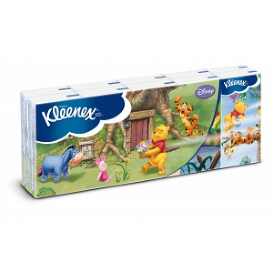 Kleenex Disney hygienic paper handkerchiefs 3 layers 10 x 10 pieces
