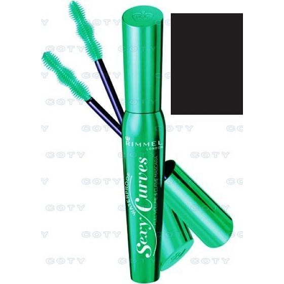 Rimmel London Sexy Curves waterproof black mascara 01 8 ml