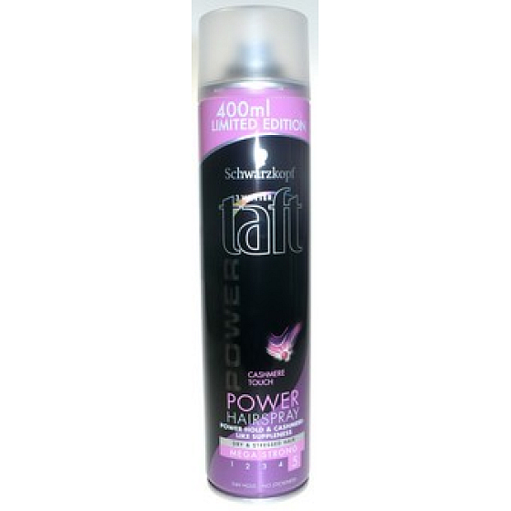 Taft Power Cashmere Touch mega strong fixation hairspray 400 ml