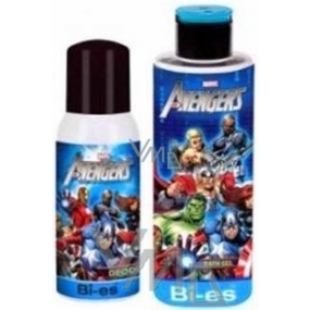 Marvel Avengers 150 ml shower gel and hair shampoo + 100 ml deodorant spray + tin box, baby cosmetic set