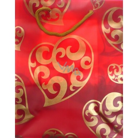 Nekupto Gift plastic bag 25 x 20 x 10.5 cm Red 1 piece 014