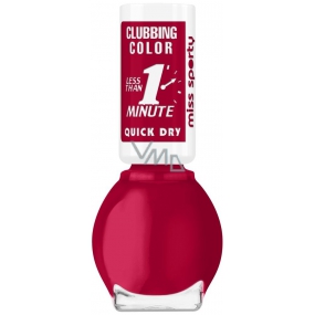 Miss Sports Clubbing Color nail polish 130 Red Fever 7 ml