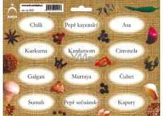 Arch Jute Spice Stickers Coloring Chilli - Oriental Spices