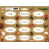 Arch Stickers for Spice Jars Jute Chromolithography Chili - Oriental Spices