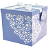 Angel Folding gift box with ribbon Purple 25 x 25 x 14.5 cm