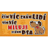 Nekupto Gifts with Humor Metal Sign The More I Know People 23 x 12 cm