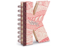 If Alphabooks Note Books Zápisník ve tvaru písmena K 91 x 14 x 124 mm