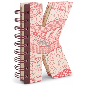 If Alphabooks Note Books K-shaped notebook 91 x 14 x 124 mm