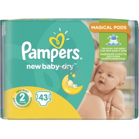 Pampers New Baby Dry 2 Mini 3-6 kg diapers 43 pieces