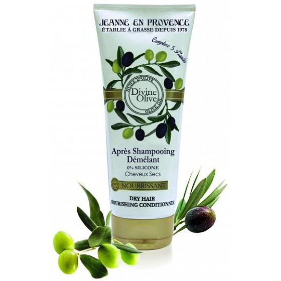 Jeanne en Provence Divine Olive Nourishing Conditioner for Dry Hair 200 ml