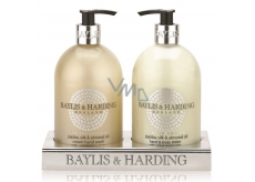 Baylis & Harding Jojoba, Silk & Almond Oil Liquid Soap + Milk on Hand 2 x 500 ml