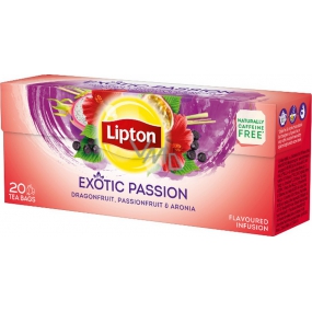 Lipton Exotic Passion herbal flavored tea with exotic fruits 20 infusion bags 36 g