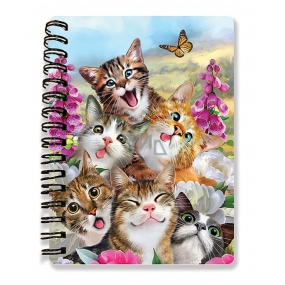 Prime3D notebook A5 - Kitten 14.8 x 21 cm