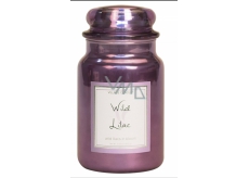 Village Candle Wild Lilac - Wild Lilac scented candle in glass 2 wicks 26oz burning time 170 hours 602 g