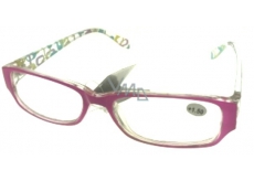 Eyeglasses + 3.5 pink side with rectangles MC2084