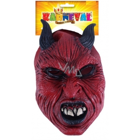 Devil mask with adult horns