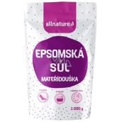 Allnature Epsom salt Magnesium, Sulphate and Motherwort in the bath relaxes muscles, relieves stress, detoxifies the body 1000 g