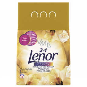 Lenor Color 2in1 Gold Orchid scent of vanilla, mimosa, roses and peach washing powder 18 wash 1.35 kg