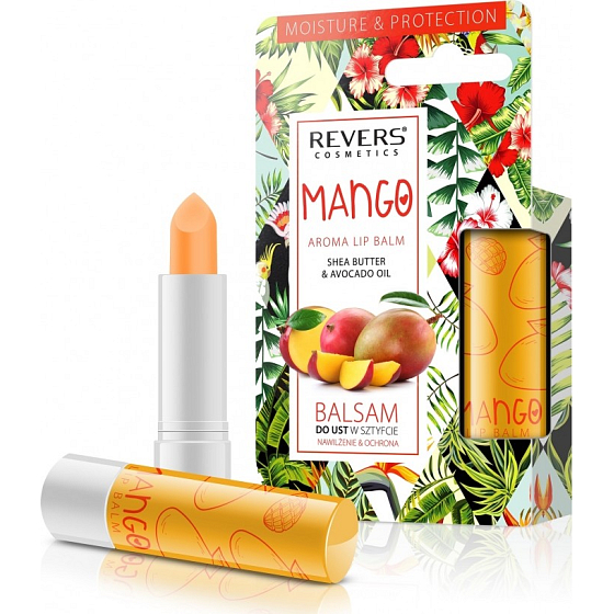 Revers Aroma Lip Balm Mango lip balm with mango scent 4 g